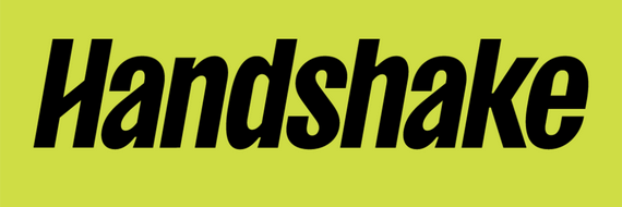 Logo for Handshake, a career services platform for students in college